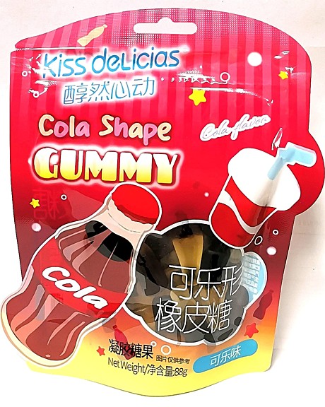 Мармелад Kiss delicias Кола  88гр