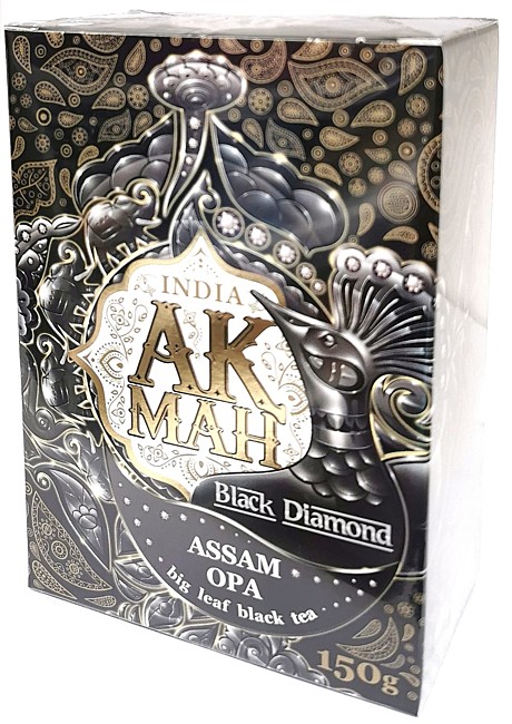 Чай Акман Black Diamond 150г 1*40 Индия лист.