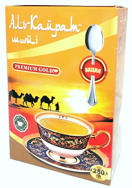 Чай Аль-Кайрат в кор с ложкой  250 гр гранулах  1/32 шт