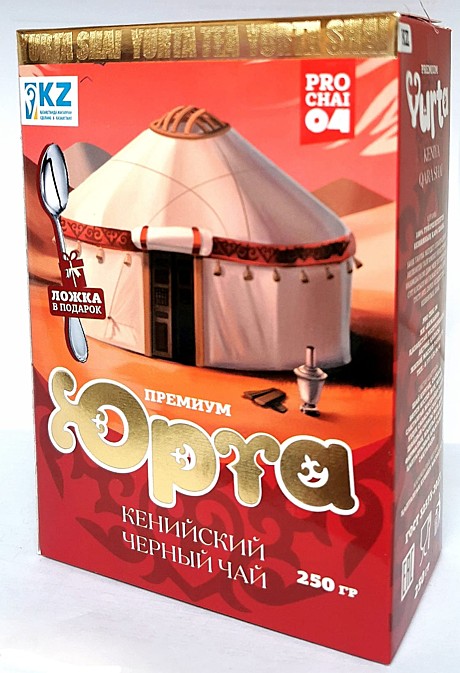 Чай Юрта Кения 250 гр с ложкой 1/40 шт