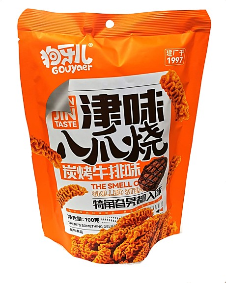 Чипсы GOUYAER вкус СТЕЙК НА ГРИЛЕ 100гр