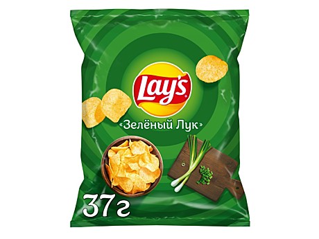 Чипсы LAYS ЗЕЛЕНЫЙ ЛУК 37 гр